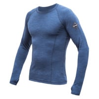 SENSOR MERINO BOLD pánské triko dl.rukáv cool blue