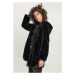 Urban Classics Ladies Hooded Teddy Coat black