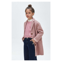 Dětský kabát Mayoral růžová barva