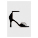 Sandály Custommade Ashley Crystal Bow černá barva, 999620046