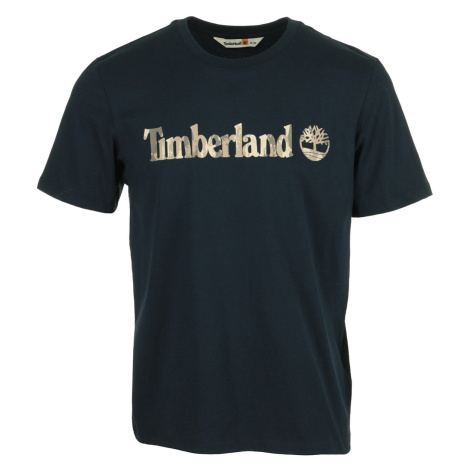 Timberland Camo Linear Logo Short Modrá