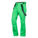 Pánské lyžařské softshellové kalhoty na zimu 3l HEZEKIAH - green