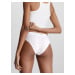 Dámská tanga 3 Pack 000QD3758E999 černá/bílá/šedá - Calvin Klein