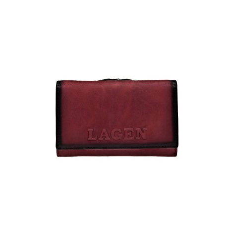 Lagen Dámská kožená peněženka V-TPD236 červená