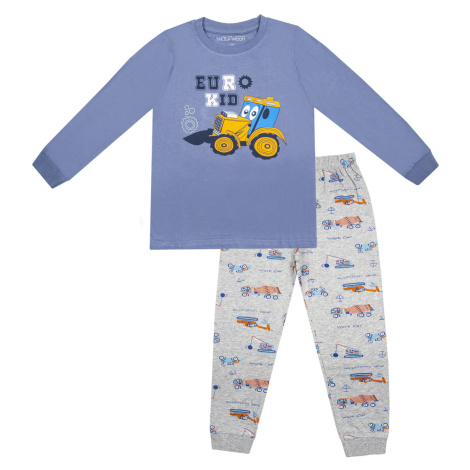 Chlapecké pyžamo - Wolf S2355B, šedomodrá Barva: Šedá