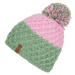 Dámská zimní čepice Protest HIKER zelená/růžová