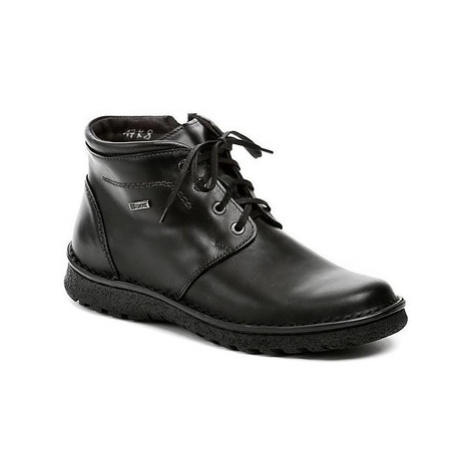 Bukat 208 černé pánské zimní boty Černá