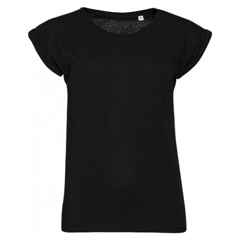 Sol's Módní lehké dámské tričko Melba s ohrnutými rukávky