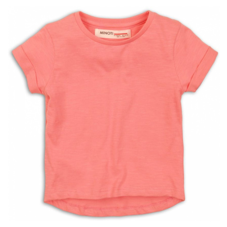 Tričko dívčí s krátkým rukávem, Minoti, 2SLUBT08, růžová