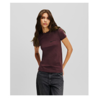 Tričko karl lagerfeld jeans klj slim fit tee plum perfect