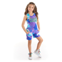 mshb&g Stay Tie-Dyeing Patterned Girl's Overalls