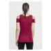 Tričko Urban Classics Ladies Cutted Shoulder Tee