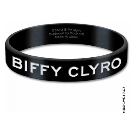 Biffy Clyro silikonový náramek, Logo RockOff
