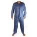 Standa pyžamo pánské dlouhé V2401 tmavě šedá