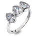 Hot Diamonds Třpytivý prsten Emozioni Acqua Amore ER026