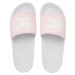 Dc shoes dámské pantofle Slide White / Pink | Bílá