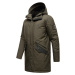 Zimní kabát / pánská zimní dlouhá bunda Ragaan Stone Harbour - ANTRACITE