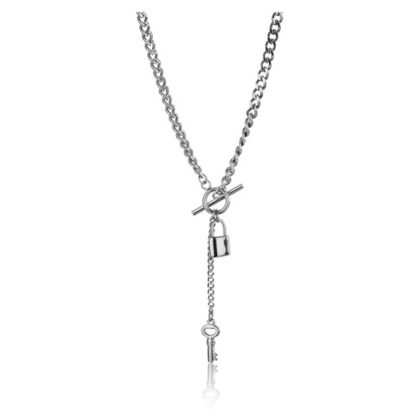 Marc Malone Originální ocelový náhrdelník Payton Silver Necklace MCN23111S
