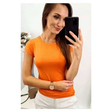 Oranžové tričko s krátkým rukávem Oxyd