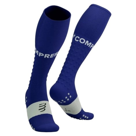 Compressport Full Socks Run Dazzling Blue/Sugar Swizzle T4 Běžecké ponožky