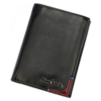 Pánská kožená peněženka na výšku Pierre Cardin Franco, černá