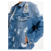 Modrá dámská džínová oversize bunda Replay