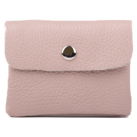 SEGALI Kožená mini peněženka NETA powder pink
