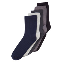 Trendyol Multicolored Cotton 5 Pack Textured Socket-Long Socks