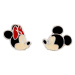 Disney Stříbrné náušnice pecky Mickey and Minnie Mouse ES00087SL.CS