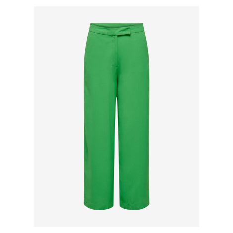 Zelené dámské široké kalhoty JDY Vincent