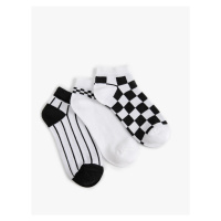 Koton Set of 3 Patterned Booties Socks