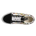 VANS-UA Old Skool Platform poppy checkerboard black/multi Černá