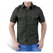 košile SURPLUS - 1/2 Raw Vintage Shirt - Black - 06-3590-63