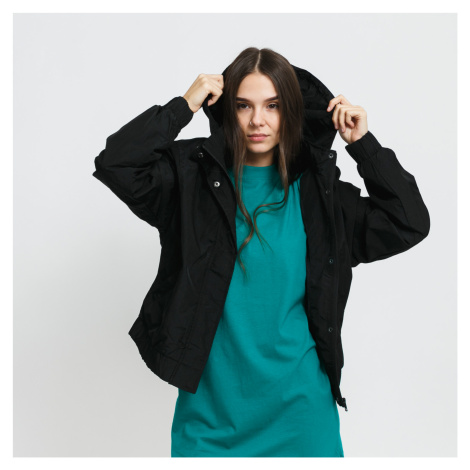 Urban Classics Ladies Oversized Shiny Crinkle Nylon Jacket černá