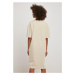 Dámské šaty // Urban Classics Ladies Organic Oversized Slit Tee Dress softseagrass