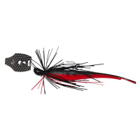 Savage gear gumová nástraha crazy swim jig sinking black n red - 12,5 cm 16,5 g