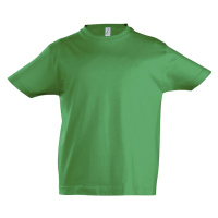 SOĽS Imperial Kids Dětské triko s krátkým rukávem SL11770 Zelená