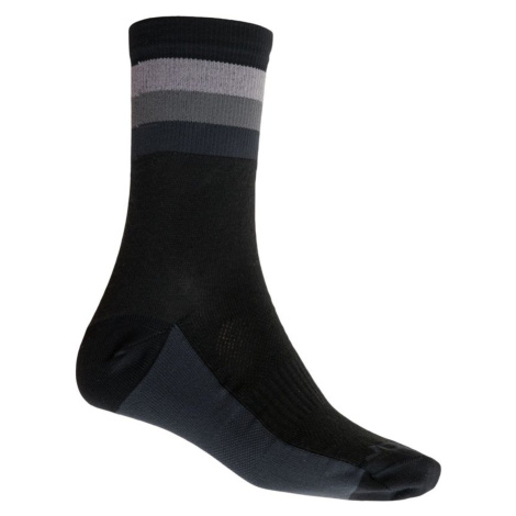 Sensor ponožky Coolmax Summer Stripe černá-šedá