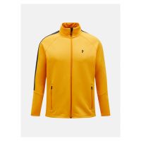 Mikina peak performance m rider zip jacket žlutá