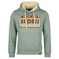 King Kerosin Badass Hoodie Mikina s kapucí zelená