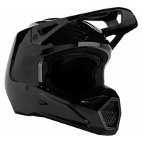 FOX V1 Solid Helmet Black Přilba