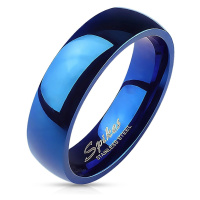 Modrý prsten s vysokým leskem