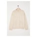 Trendyol Curve Ecru Bow Detailed Crew Neck Knitwear Cardigan