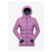 Světle fialová dámská prošívaná zimní bunda ALPINE PRO JASIELA