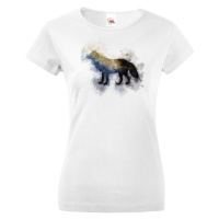 Dámské tričko Vlk - tričko pro milovníky zvířat