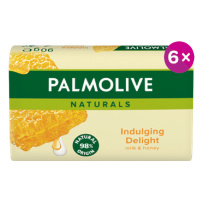 Palmolive mýdlo Naturals Milk & Honey 6 x 90 g