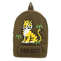 Dětský batoh Kenzo Kids zelená barva, velký, s potiskem