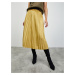 Plisovaná midi sukně ve zlaté barvě ZOOT.lab Nova