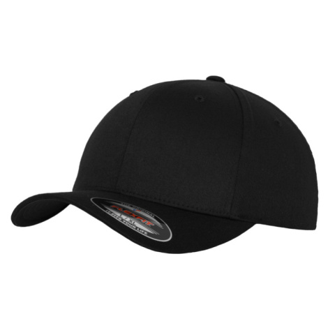 Brandit Čepice Baseball Cap Flexfit Wooly Combed černá | černá