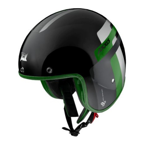 AXXIS Otevřená helma AXXIS HORNET SV ABS old style b6 lesklá zelená